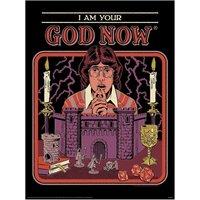 Steven Rhodes I Am Your God Now Print in Black