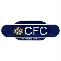 Chelsea FC Retro Years Plaque in Blue