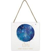 Summer Thornton Libra Wooden Block in White