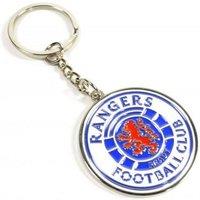 Rangers FC Crest Keyring in Mid Blue