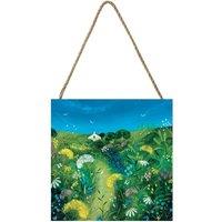 Julia Crossland Meadow Cottage Wooden Block in Green