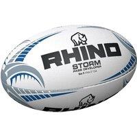 Rhino Storm Pass Developer Rugby Ball in White