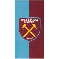 West Ham United FC Crest Beach Towel in Blue