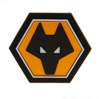 Wolverhampton Wanderers FC 3D Crest Fridge Magnet in Black