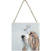 Bev Davies Treat Time Wood Plaque in Grey