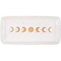 Something Different Moon Phases Ceramic Trinket Dish in Off-White
