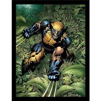 Marvel Savage Framed Poster in Green