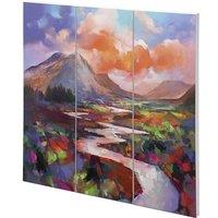 Scott Naismith Etive Flow Wood Square Plaque