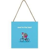 Herdy Ewere The Best II Plaque in Mid Blue