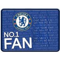 Chelsea FC Metal Embossed Framed Plaque in Blue