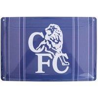 Chelsea FC Retro Dayz Metal Sign in Blue