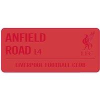 Liverpool FC Anfield Road L4 Crest Street Sign in Red