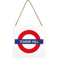 Transport for London Tower Hill Wooden Block in Off-White