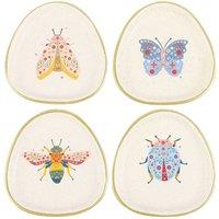 Something Different Floral Bug Trinket Dish (Pack of 4)