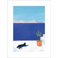 Henry Rivers Cat Siesta Paper Print