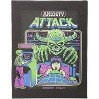 Steven Rhodes Anxiety Attack Canvas Plaque
