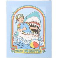 Steven Rhodes Stay Positive Canvas Plaque