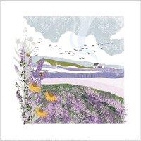 Summer Thornton Lavender Field Print