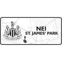Newcastle United FC Route To Plaque in White