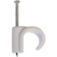 Securplumb Pipe Clips (Pack of 100) in White