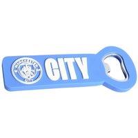 Manchester City FC City Crest Bottle Opener Fridge Magnet in Blue