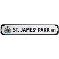 Newcastle United FC Deluxe Metal Stadium Sign in White