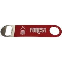 Nottingham Forest FC Stainless Steel Bottle Opener Fridge Magnet in Red