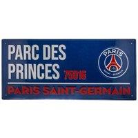 Paris Saint Germain FC Parc Des Princes 75016 Street Sign in Dark Blue