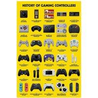 Pyramid International History Of Gaming Controllers Maxi Poster