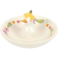 Something Different Daisy & Duck Trinket Dish in White