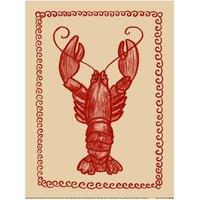 Studio Dolci Aragosta Print in Red