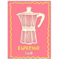 Studio Dolci Espresso Club Print in Pink