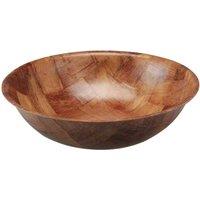 APOLLO Wood Woven Serving Bowl in Brown | Size: 15 cm