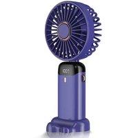 SPETLEK Mini Hand-held Fan Portable Folding Desk Fan in Purple