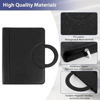 NESTLUNE Waterproof A4 Zipped Executive Conference Folder Case in Black | Size: 100 cm x 100 cm