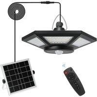 Kelvenix Solar Light Outdoor with Remote in Black