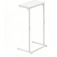 Kelvenix C-Shaped Sofa Side Table white 1pcs | Size: 0.6m2