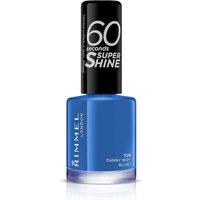 Rimmel London 60 Seconds Super Shine Nail Polish in Danny Boy Blue | Size: 8ml