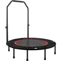 Kelvenix 48in Foldable Fitness Trampoline Rebounder in Black | Size: 0-12 m