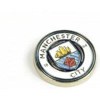 Manchester City FC Men's Official Football Crest Pin Badge