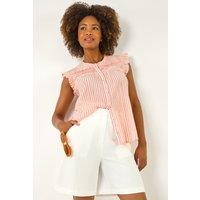 Roman Women's Smart Twill Pocket Shorts in Ivory | Size: 20