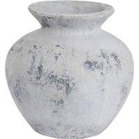 Hill Interiors Darcy Antique Ceramic Vase in Stone