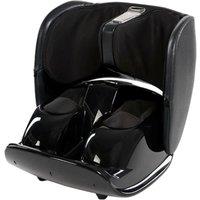 VCOMFORT 2 in 1 Shiatsu Foot & Calf foldable Massager with Heat in Black