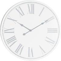 Hill Interiors Flemings Wall Clock in White