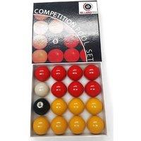 Carta Sport League Pool Balls Set (Pack Of 16) in Red