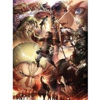 Attack on Titan S3 Epic Struggle Canvas Print
