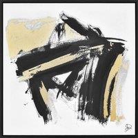 Joanna Srokol Between Layers Framed Canvas Print in Off-White