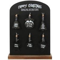 Something Different Creepy Hanging Sign Set (Pack of 36) in Black