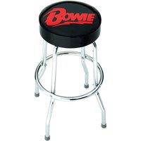 David Bowie Aladdin Sane Logo Bar Stool in Black