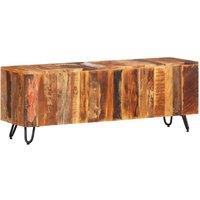 Berkfield Home TV Cabinet 110x30x40 cm Solid Wood Reclaimed | Size: 110 x 30 x 40 cm